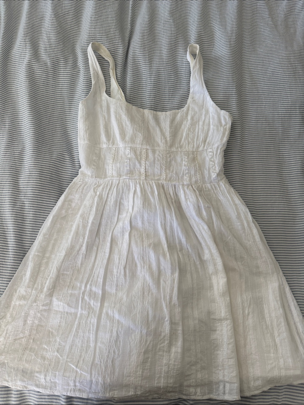 Princess Polly White Smocked Bust Sundress